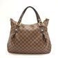 Louis Vuitton Evora MM Damier Handbag Brown