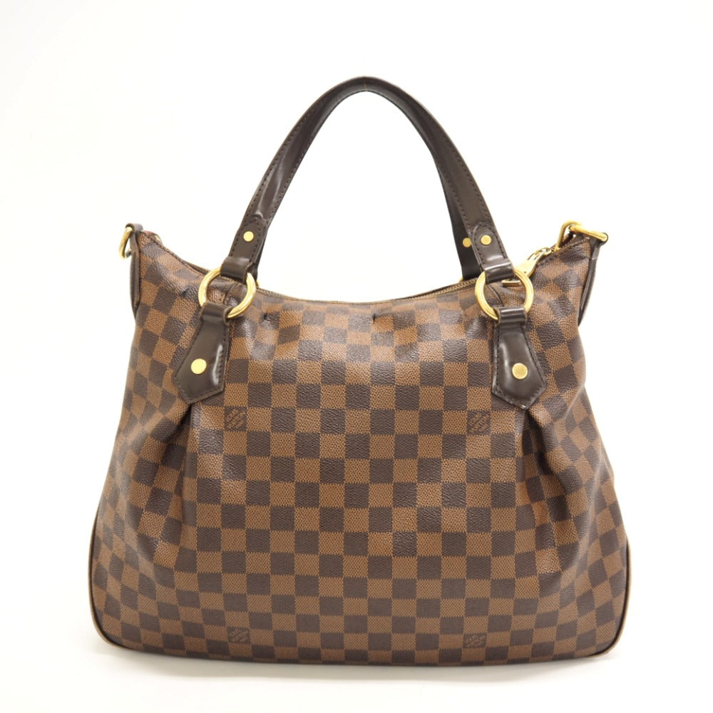 Louis Vuitton Evora MM Damier Handbag Brown