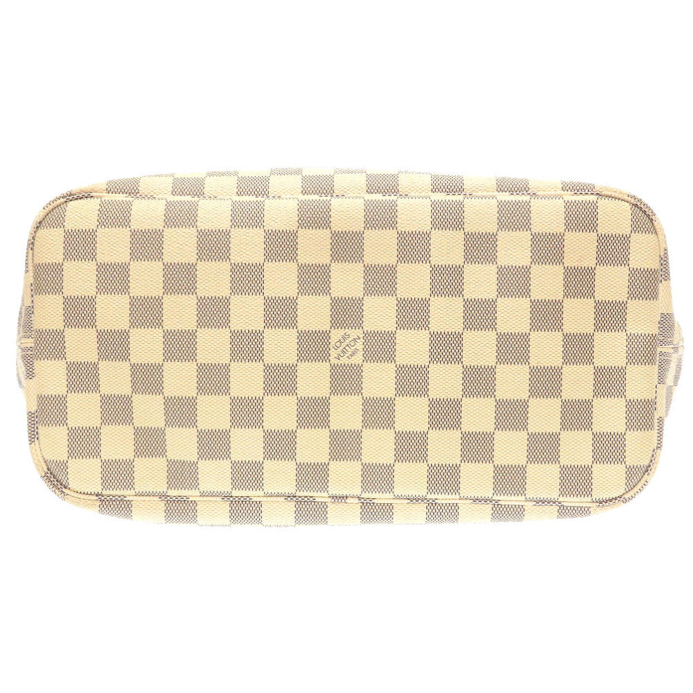 Louis Vuitton Damier Azur Neverfull MM Tote bag White