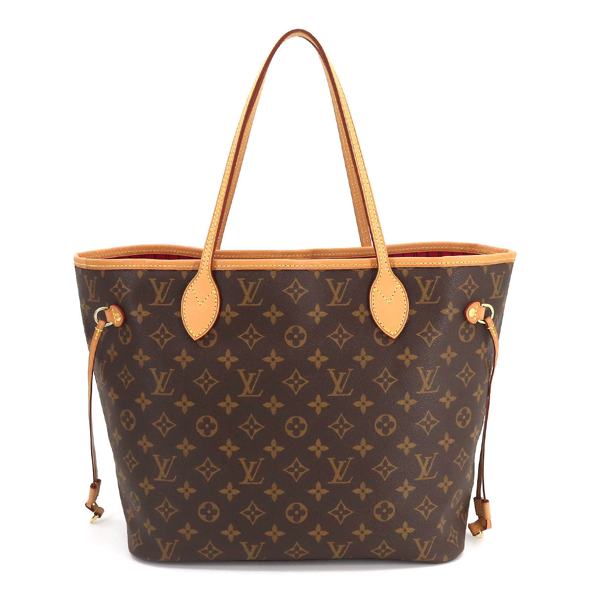 Louis Vuitton Monogram Neverfull MM Tote Bag Brown