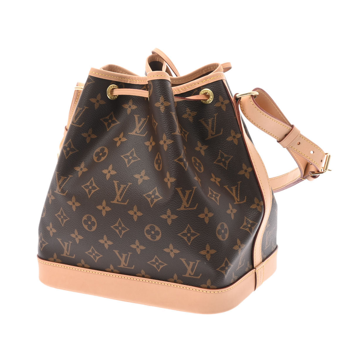 Louis Vuitton Monogram Noe Brown Canvas Shoulder Bag