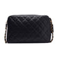 Chanel Matelasse Chain Gold Hardware Shoulder Bag Black