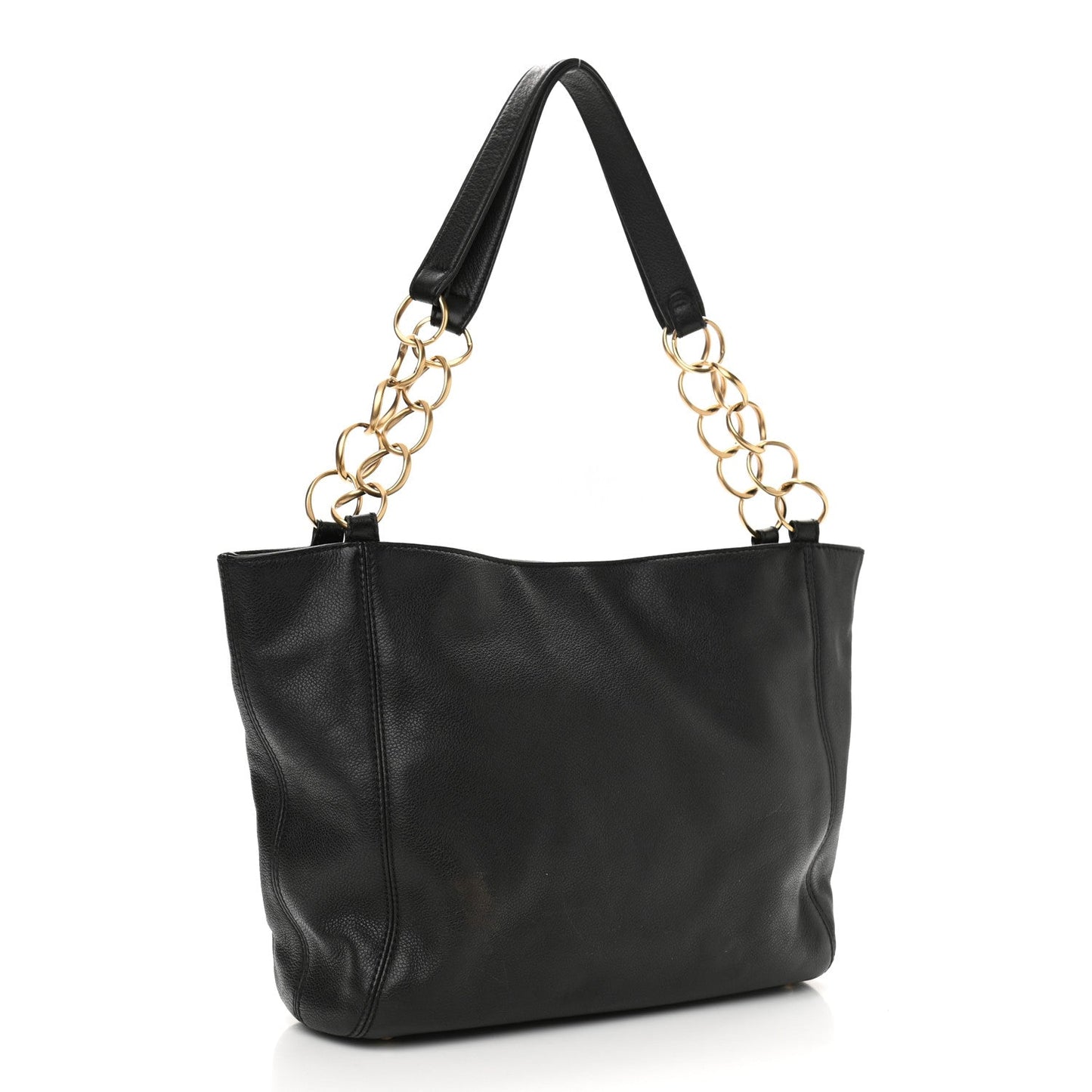 Caviar CC Shoulder Bag Black
