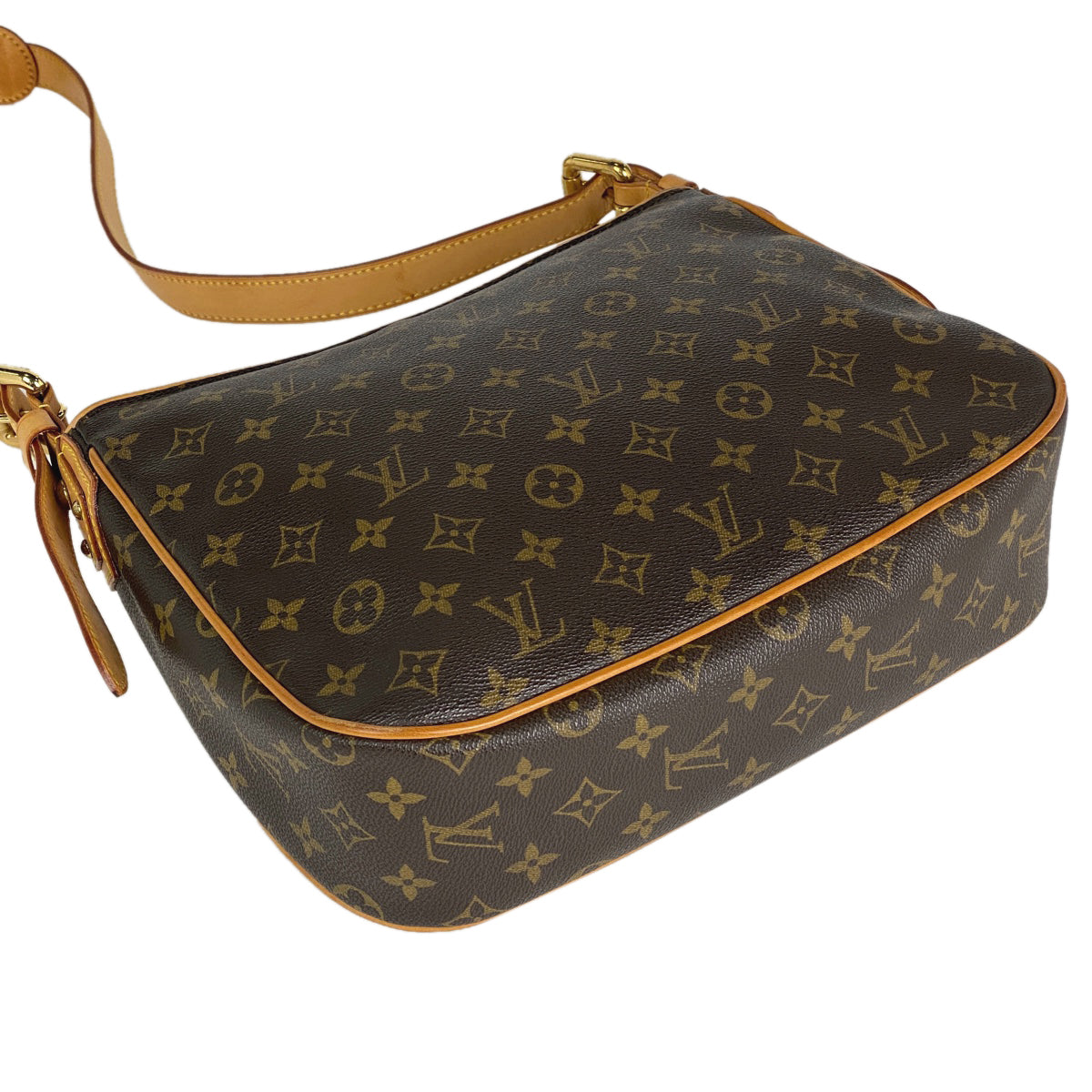 Louis Vuitton Hudson GM Crossbody Shoulder Bag Monogram Brown