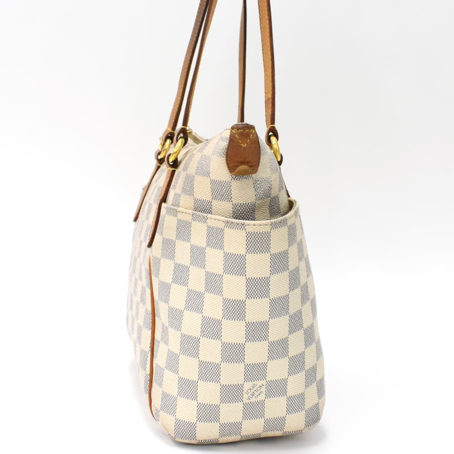 Louis Vuitton Totally PM Tote Shoulder Bag Damier Azur Ivory