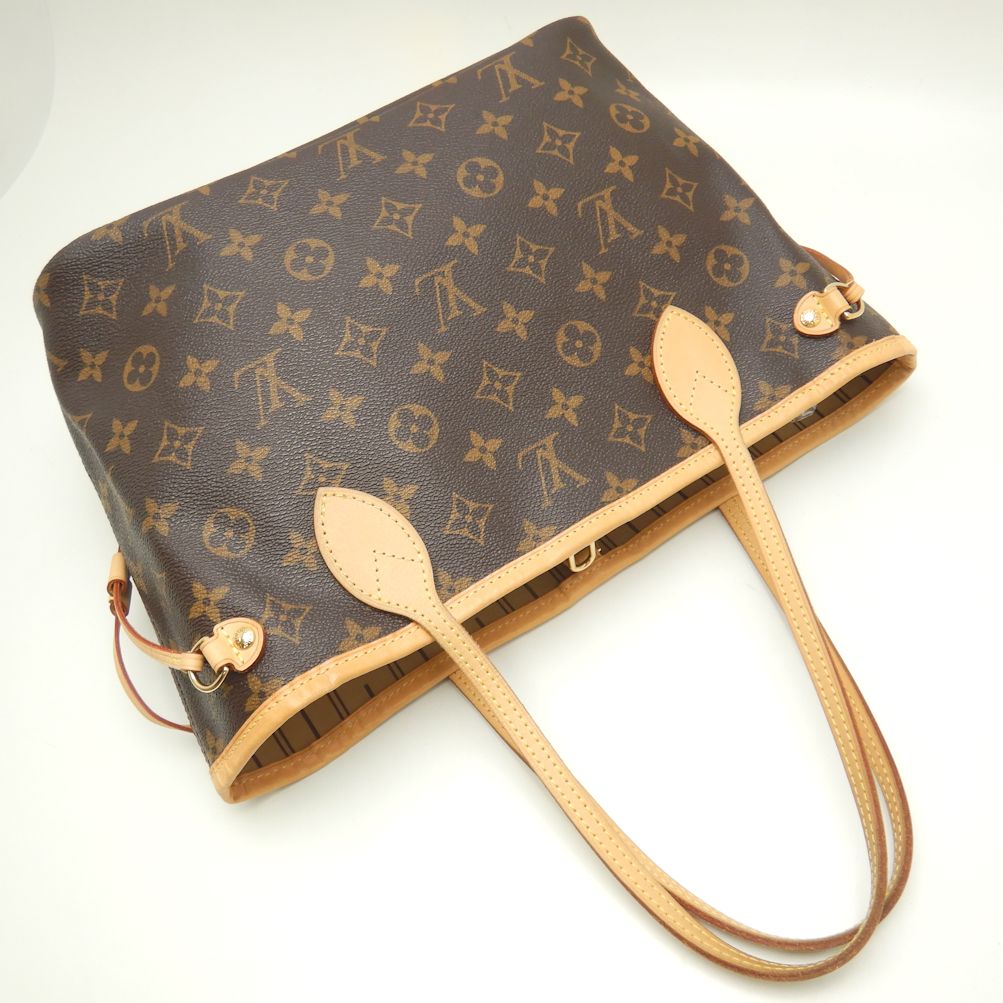 Louis Vuitton Monogram Neverfull PM Brown Tote Bag