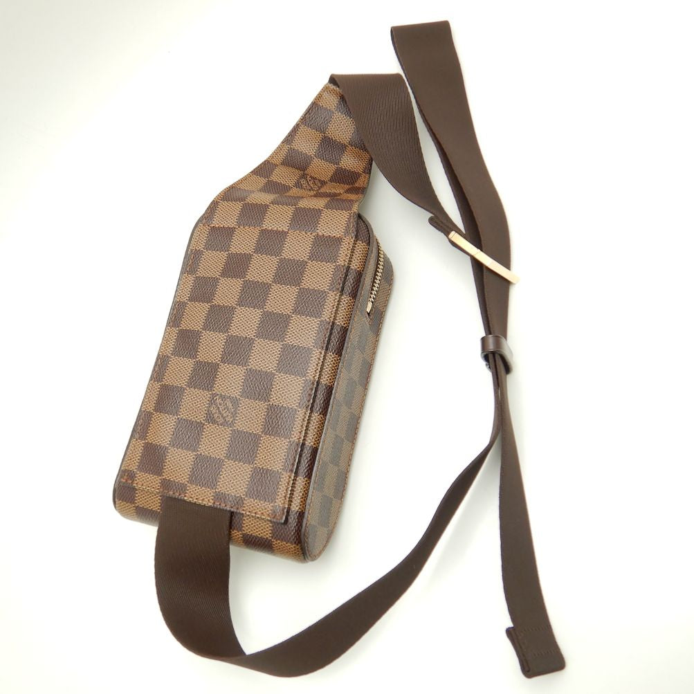 Louis Vuitton Damier Jeronimos Ebene Body Bag Brown