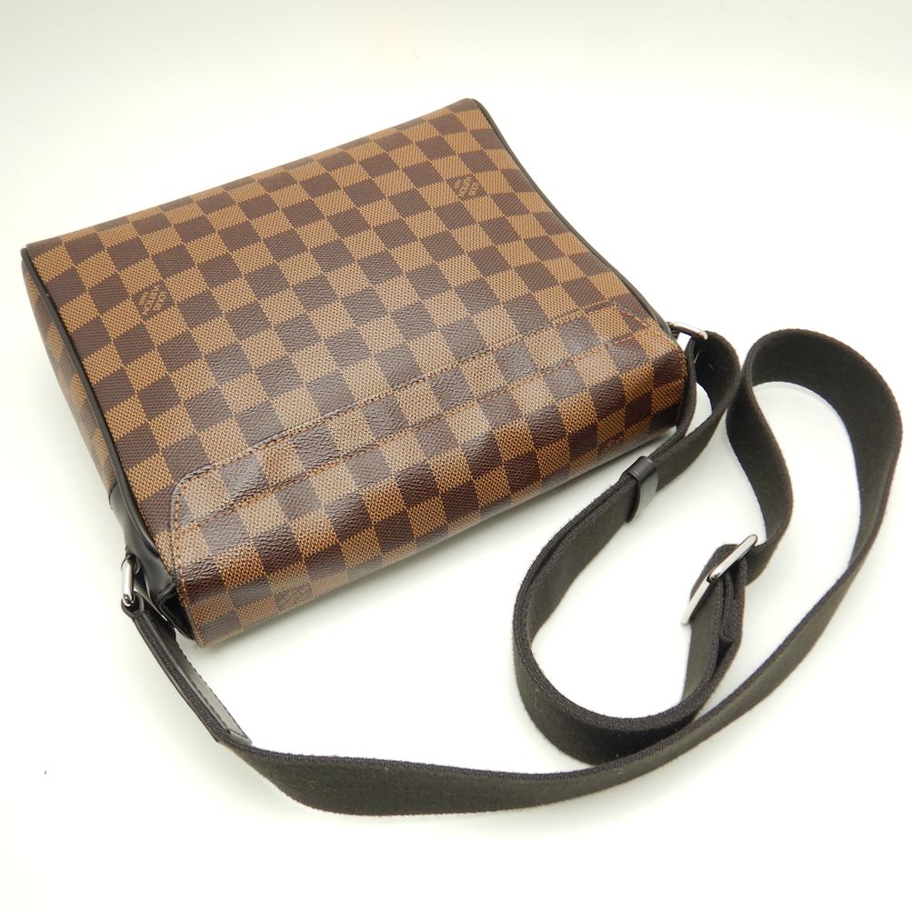 Louis Vuitton Damier Naviglio PM NM Ebene Diagonal Shoulder Brown