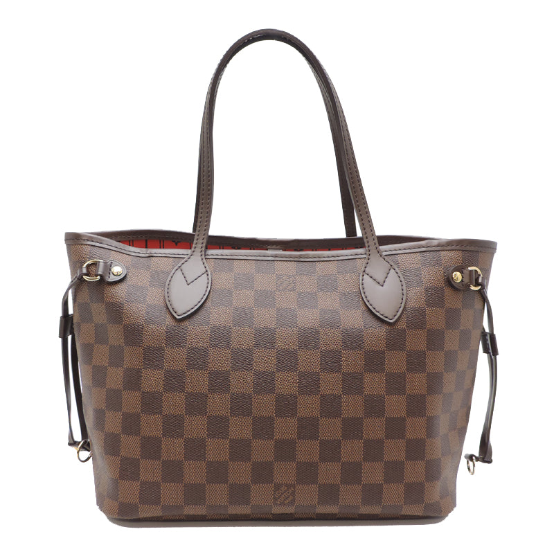 Louis Vuitton Neverfull PM Shoulder Bag Damier Brown
