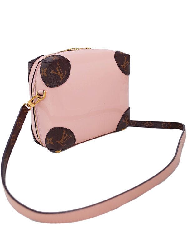 Louis Vuitton Patent Calf Leather Monogram Canvas Venice Shoulder Bag