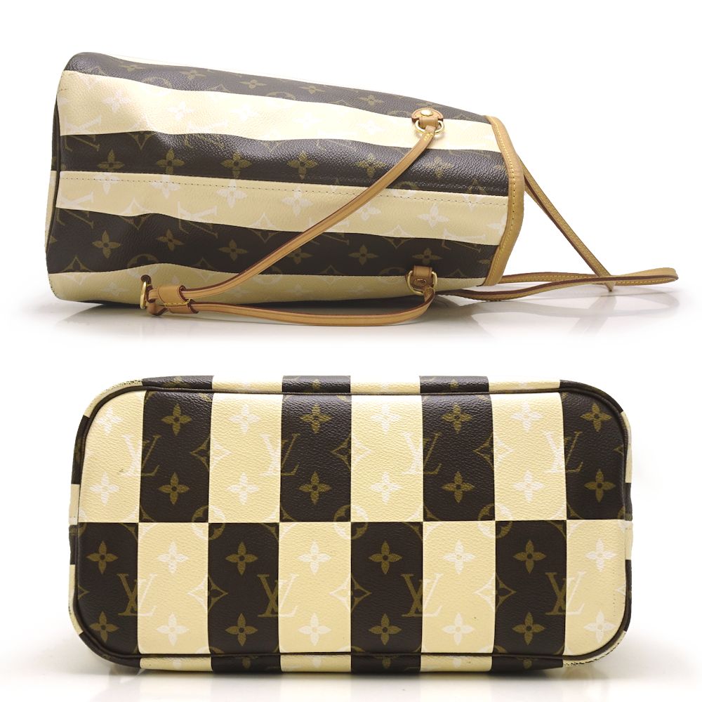 Louis Vuitton  Monogram Rayleur Neverfull MM Striped Tote Bag