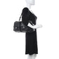 Calfskin Quilted Large Cambon Multipocket Reporter Black
