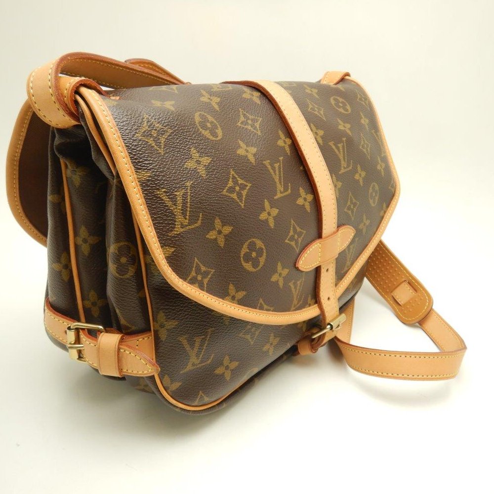 Louis Vuitton Monogram Saumur 30 Brown Diagonal Shoulder Bag