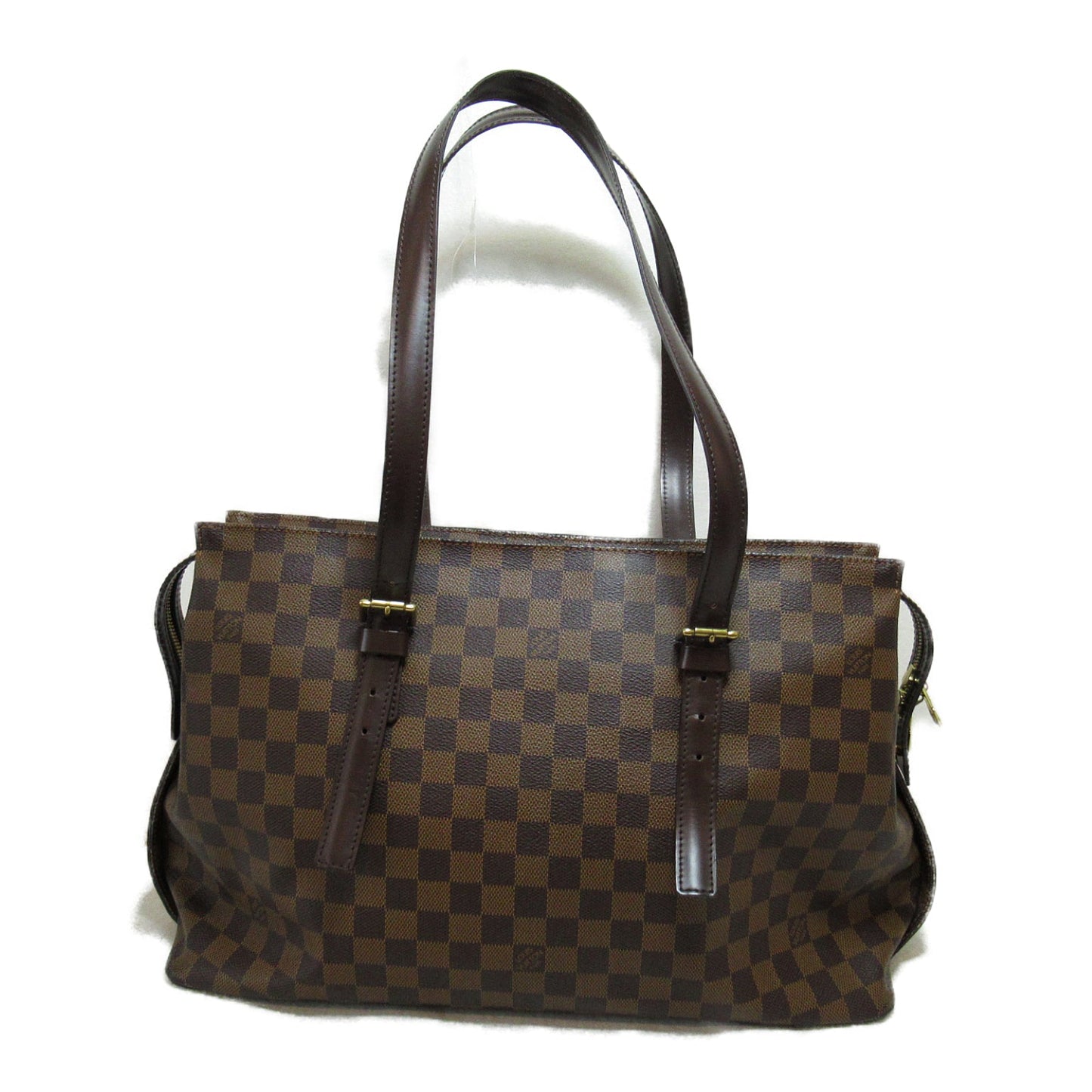 Louis Vuitton Chelsea Tote Bag Canvas Damier Ebene