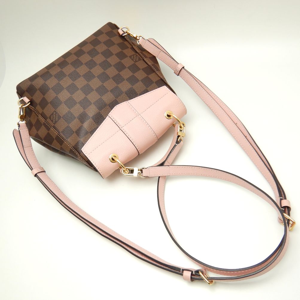Louis Vuitton Damier Clapton Backpack Ebene Backpack Brown Pink