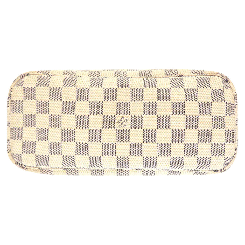 Louis Vuitton Damier Azur Neverfull PM Tote Bag White