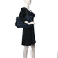 Calfskin Ultra Stitch Tote Navy Blue