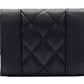 Chanel Mini Matelasse Push Lock Chain Caviar Skin Black