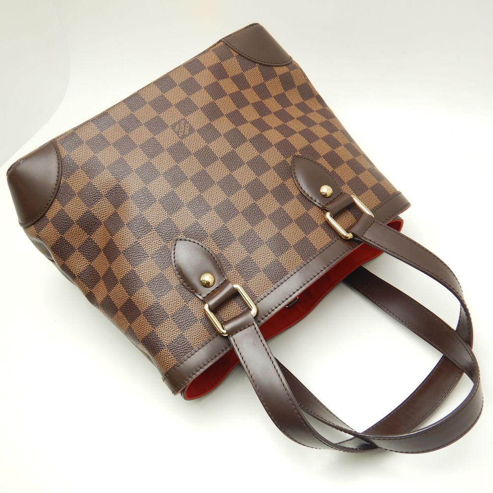 Louis Vuitton Damier Hampstead PM Ebene Tote Bag Brown