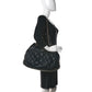 Iridescent Calfskin Quilted Large In The Mix Tote Black