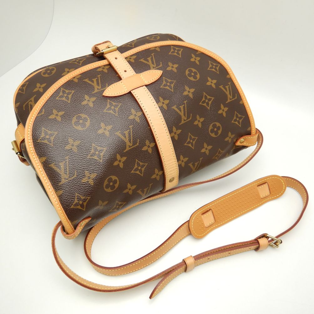 Louis Vuitton Monogram Saumur 30 Brown Diagonal Shoulder Bag