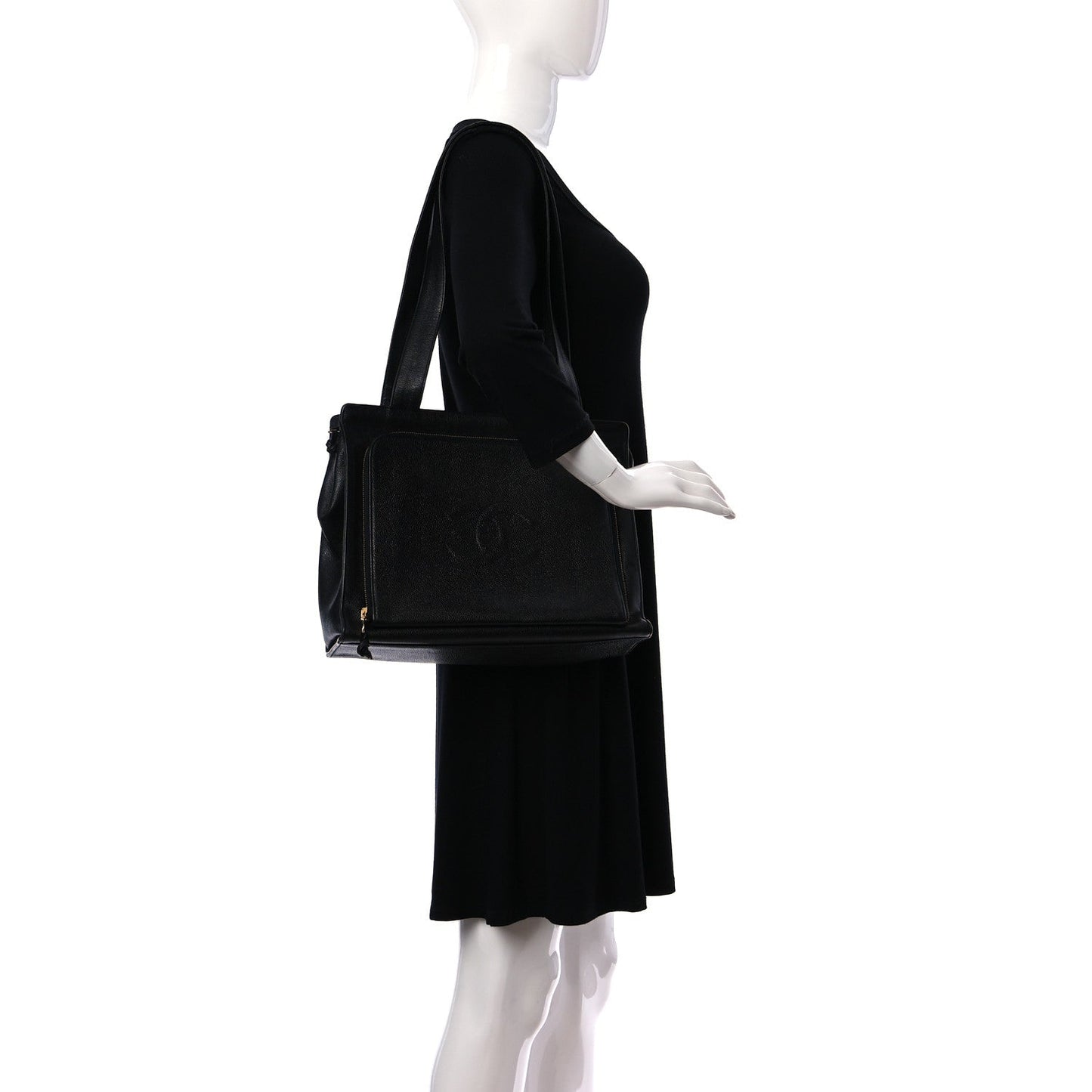 Caviar CC Tote Black