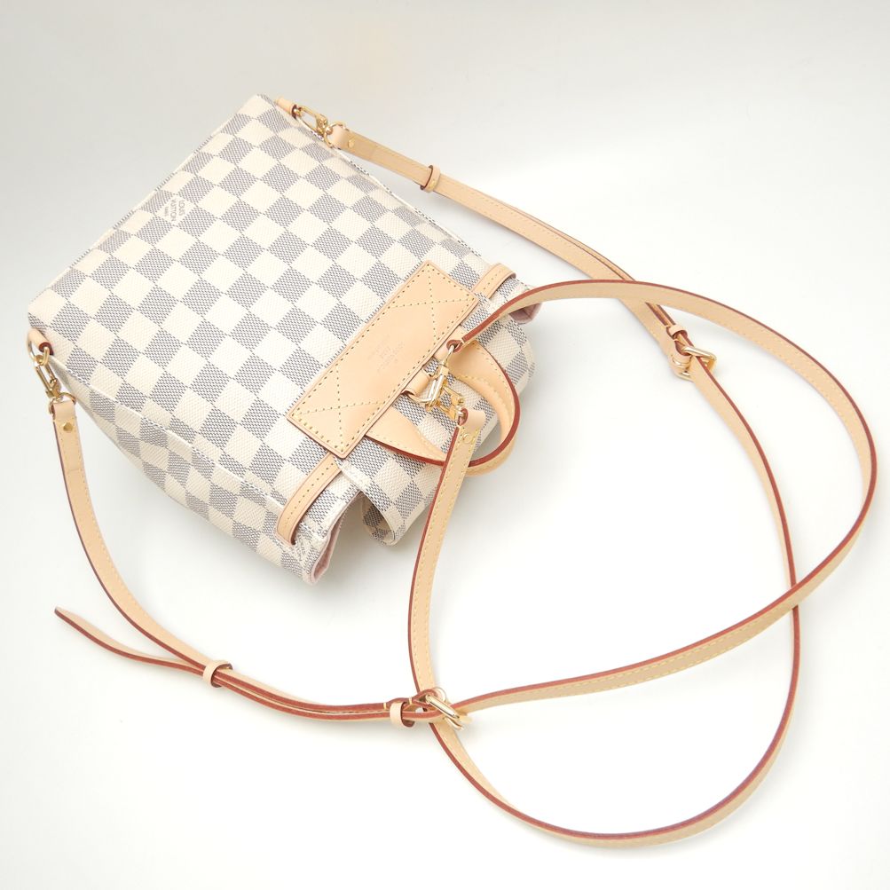 Louis Vuitton Damier Azur Sperone BB Rucksack Backpack