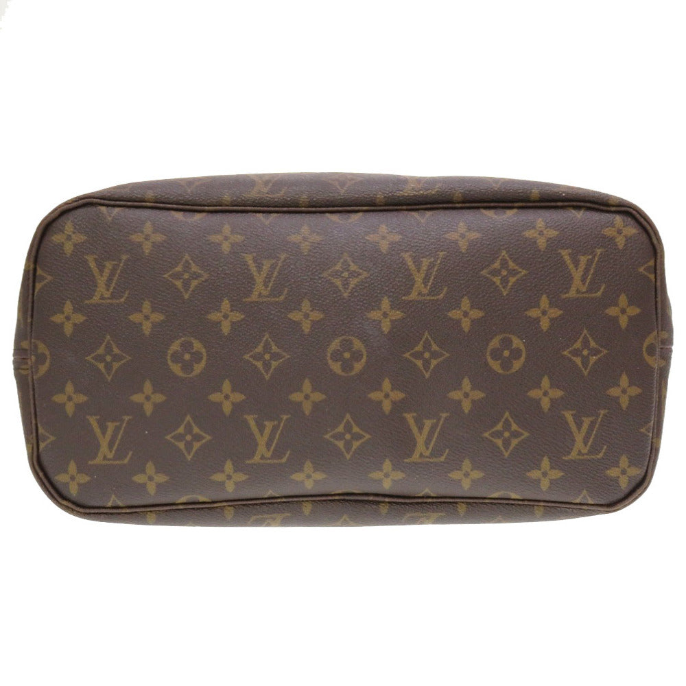 Louis Vuitton Monogram Neverfull MM Tote Bag Brown