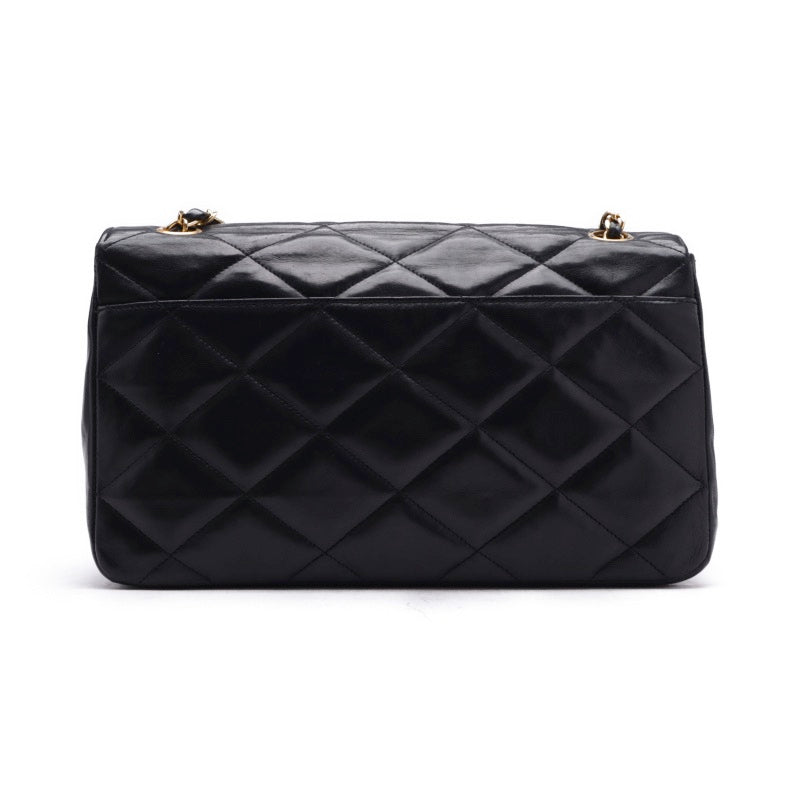 Chanel Matelasse Decacoco Turnlock V Flap Chain Lambskin Black