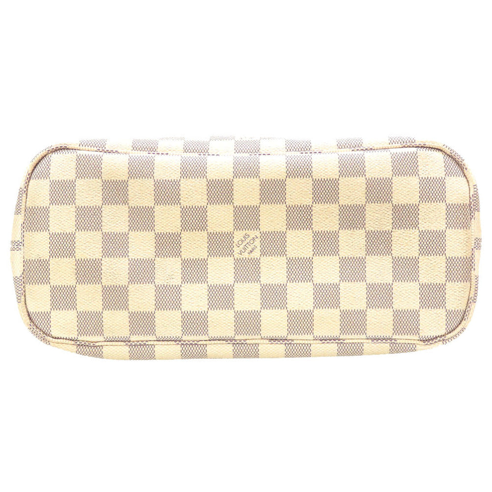 Louis Vuitton Damier Azur Neverfull PM Tote Bag White