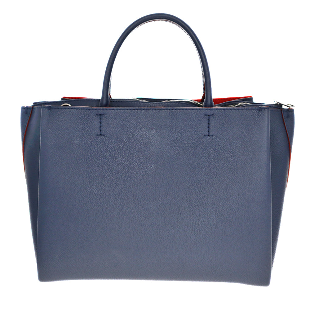 Louis Vuitton LockMe Grain Calf Leather Navy Red Marine