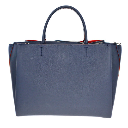 Louis Vuitton LockMe Grain Calf Leather Navy Red Marine
