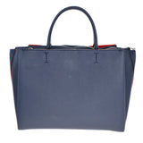 Louis Vuitton LockMe Grain Calf Leather Navy Red Marine
