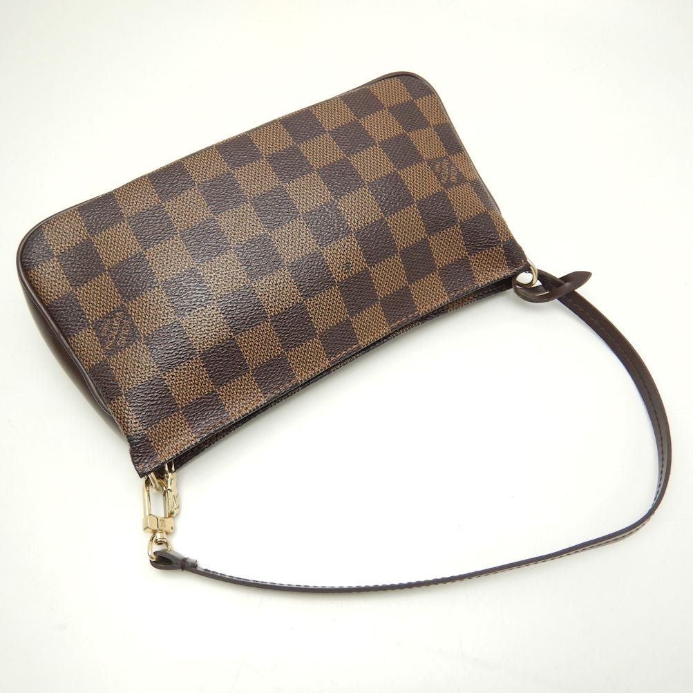 Louis Vuitton Damier Navona Ebene Handbag Brown Accessory Pouch