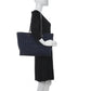 Chanel Mixed Fibers Small Deauville Tote Navy