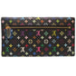 Louis Vuitton Multicolor Portefeuille Eugenie Long Wallet Noir Black