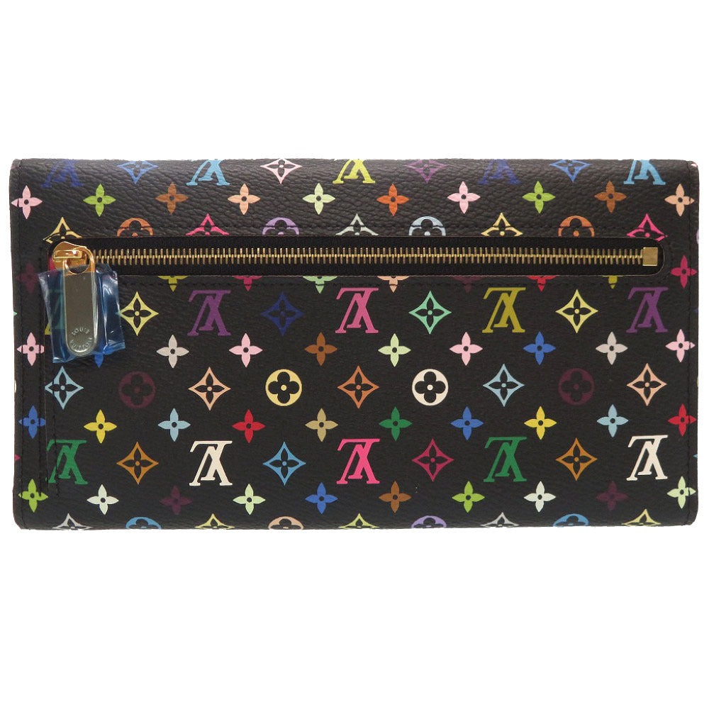 Louis Vuitton Multicolor Portefeuille Eugenie Long Wallet Noir Black