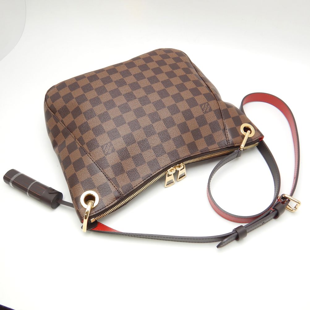 Louis Vuitton Damier South Bank Ebene Shoulder Bag