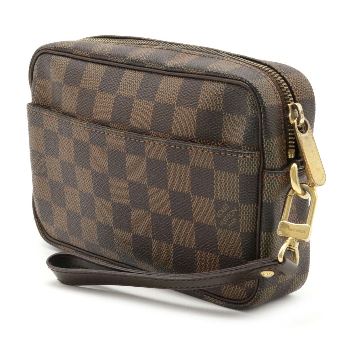 Louis Vuitton Damier Pochette Bie Macau Second Bag Clutch Bag