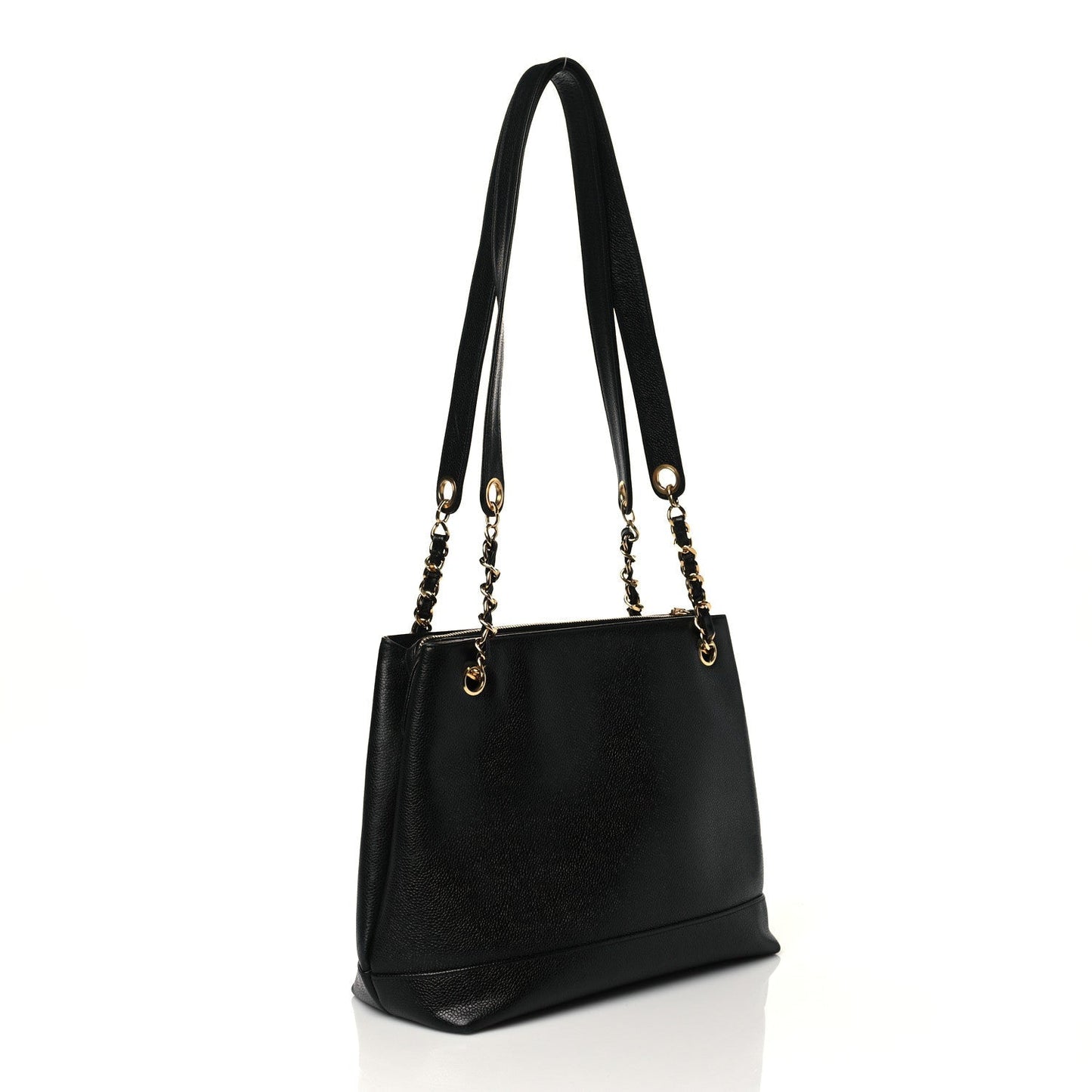 Caviar CC Shoulder Bag Black