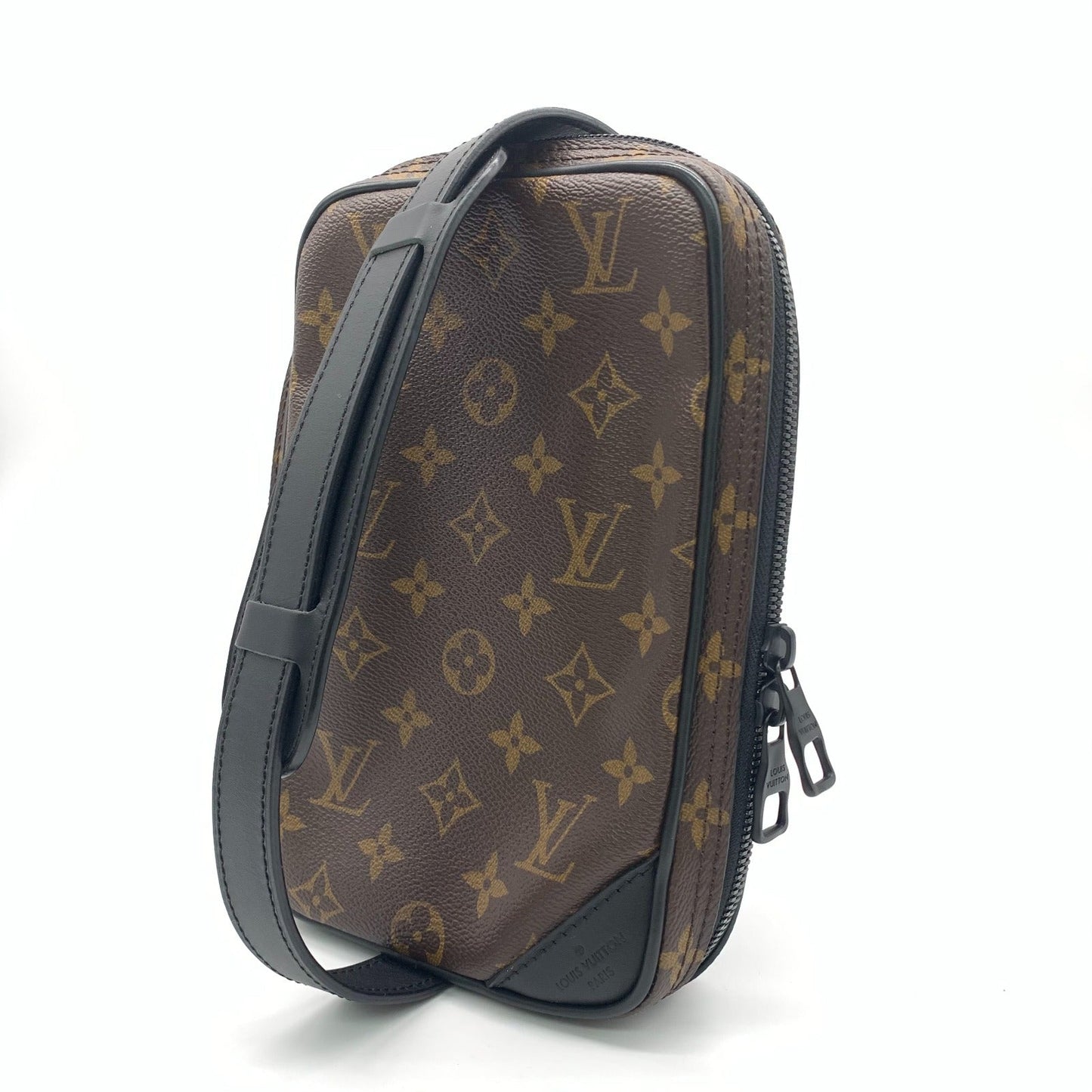 Louis Vuitton Utility Side Bag Shoulder Bag PVC Coated Canvas Monogram