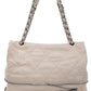 Chanel Wild Stitch Chain Tote Bag Shoulder Bag White