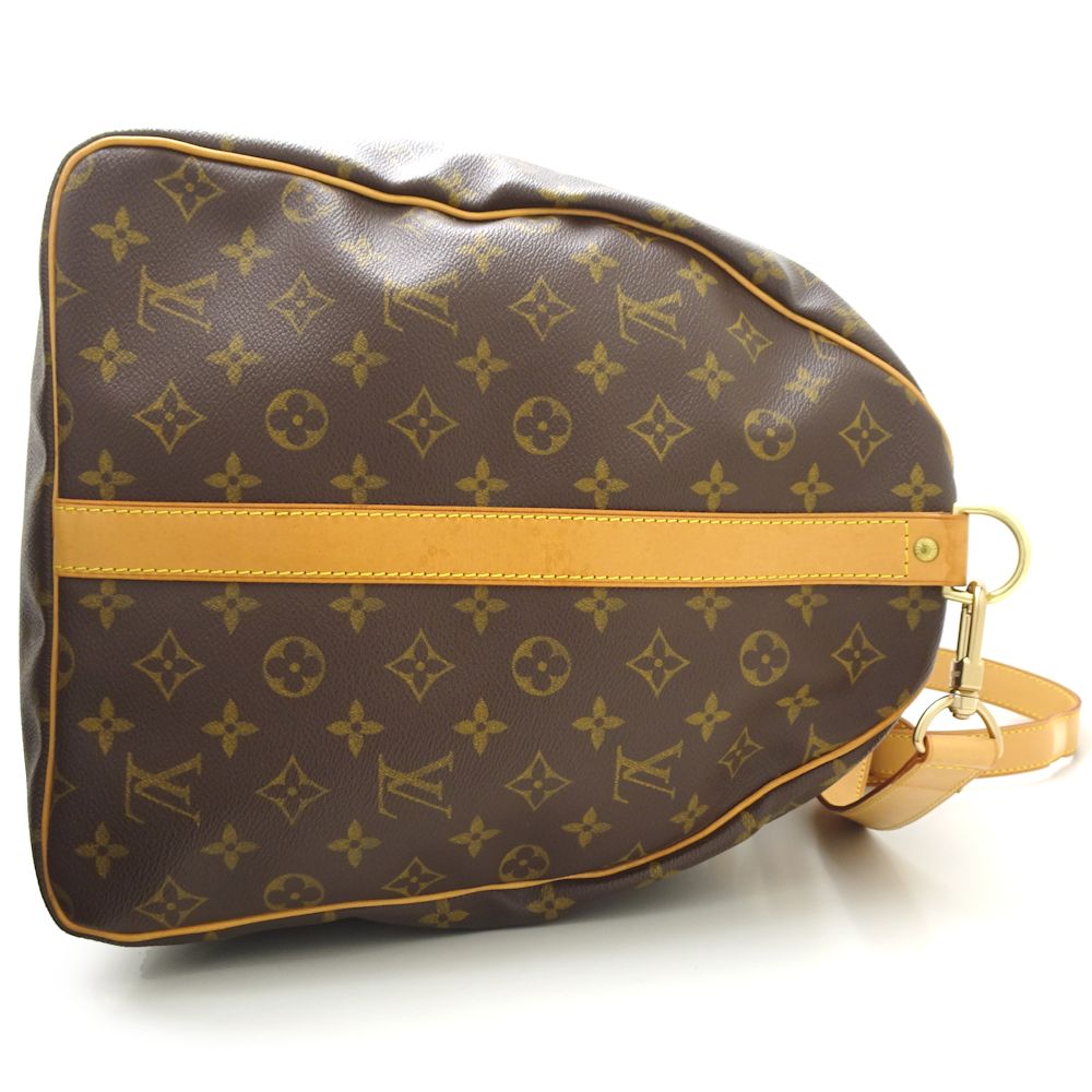Louis Vuitton Monogram Keepall Bandouliere 60 Brown Boston Bag