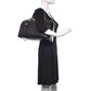 Calfskin Stitched CC Boston Black