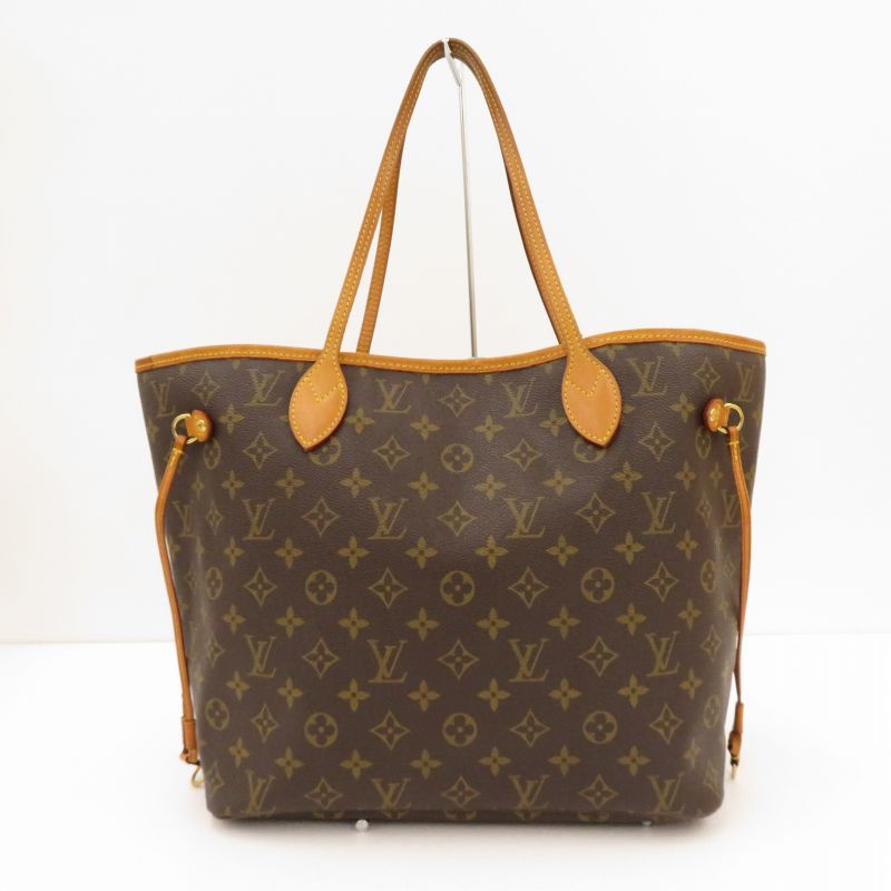 Louis Vuitton Monogram Neverfull MM Tote Bag Brown
