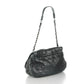 Lambskin Quilted Small Sharpei Flap Black