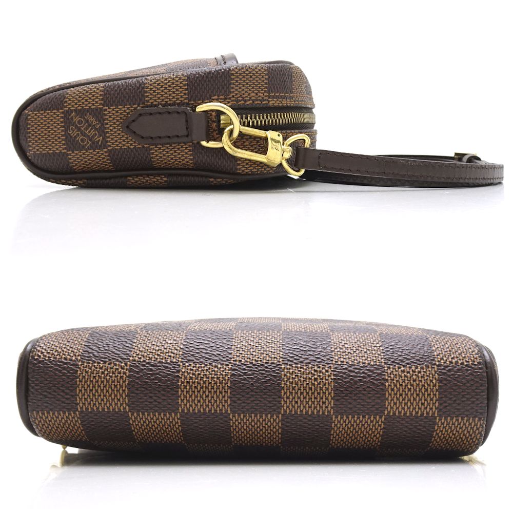 Louis Vuitton Damier Pochette Ipanema Ebene 2WAY Brown