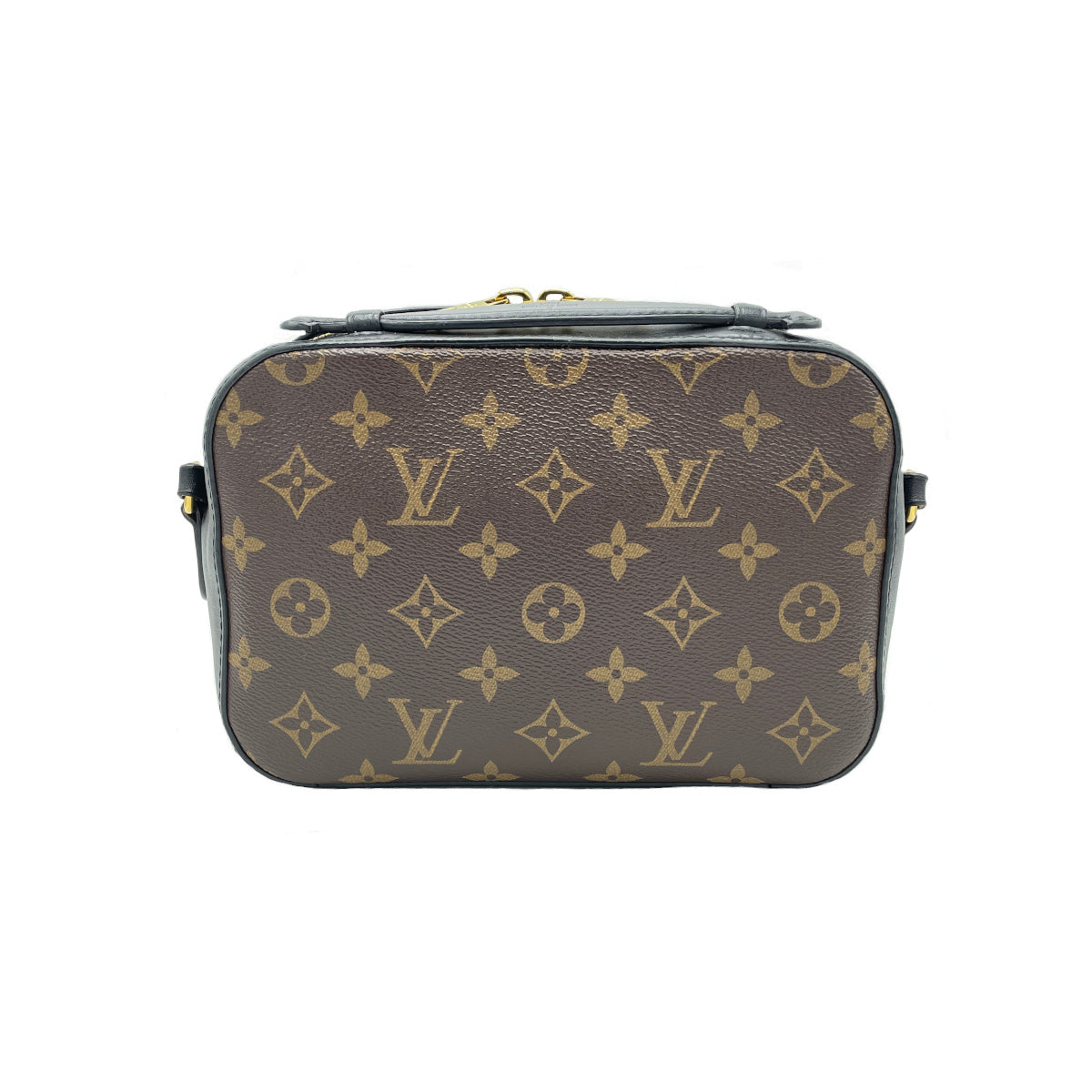 Louis Vuitton Saintonge Shoulder Bag Monogram Black