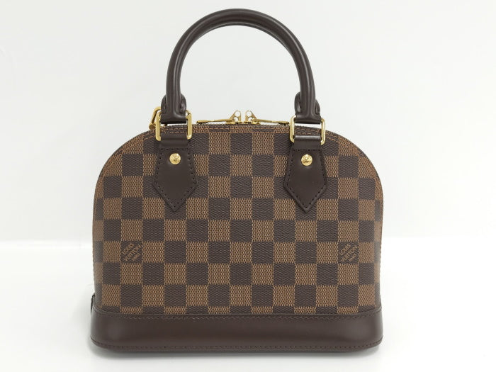 Louis Vuitton Alma BB 2 Way Shoulder Bag Damier Ebene