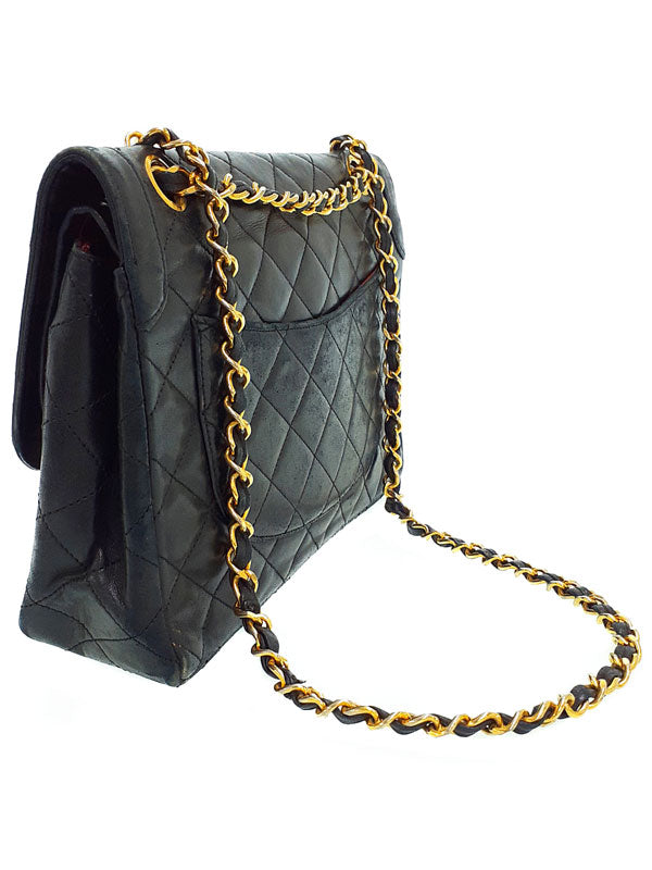 Chanel Matelasse Chain Shoulder Bag Black